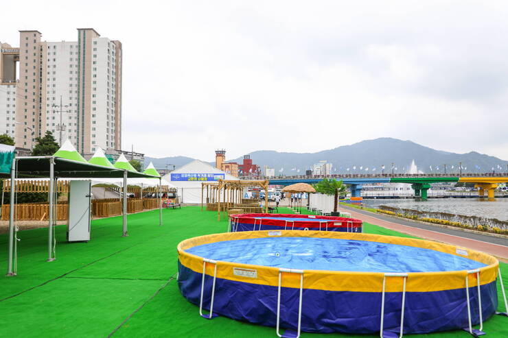 제12회 정남진장흥물축제 현장 사진(쁠라주2)