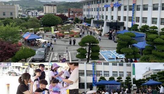 장흥군농어촌신활력센터는 5월 27일 장흥군청 앞 광장에서 제1회 멍석을깔아주겠소 버스킹공연과 문화나눔장터 장흥로플프마켓을 개최했다.