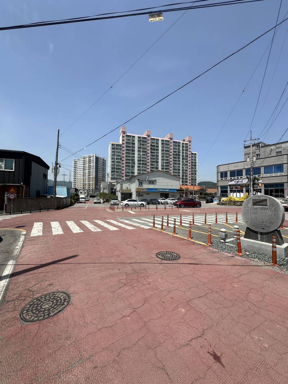 장흥초등학교 후문 도로 3