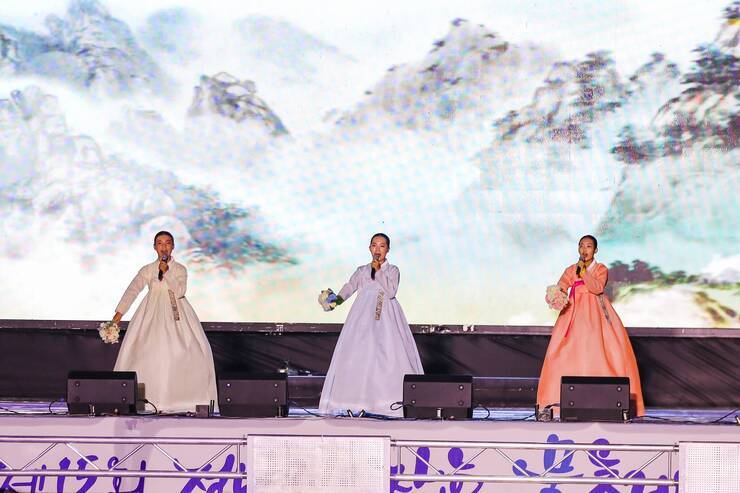 제15회 정남진 물축제 장흥 POP 콘서트 사진입니다.