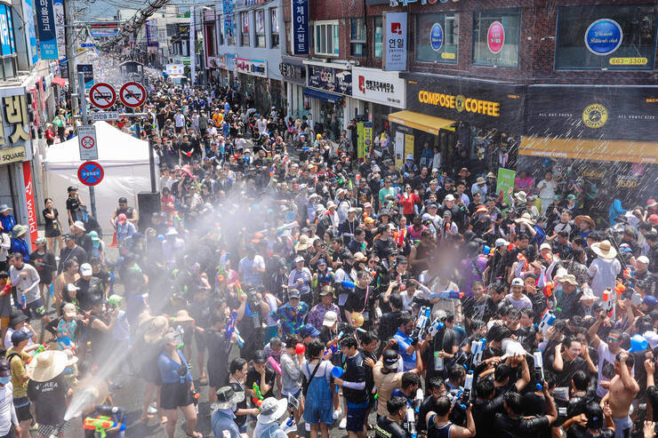 2023년 제16회 정남진 장흥 물축제 물축제 살수대첩