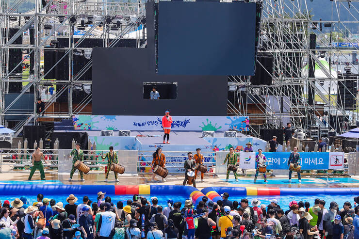 2023년 제16회 정남진 장흥 물축제 물축제 지상 최대의 물싸움