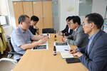김성 군수와 기획재정부 직원들 간담회 사진